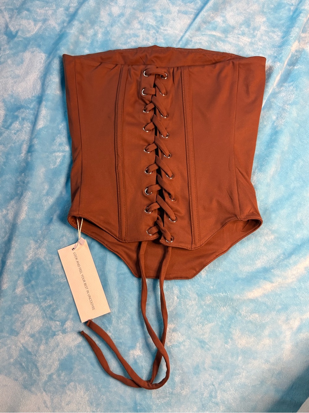 Women’s One-Piece Corset - Brown